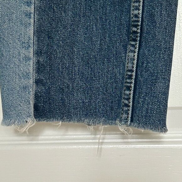 BDG Jessye Women’s Two-Tone Light & Dark Wash Straight Leg Jeans Size 28 - Picture 7 of 14